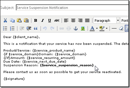 E-mail Template E-mail Template