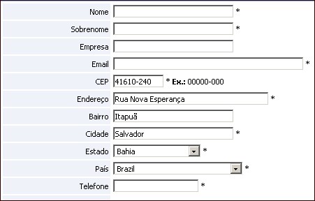 Cep Com Ajax - Default