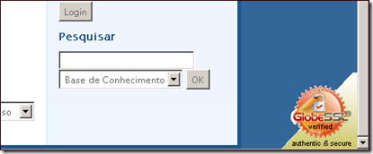 Botão flutuante