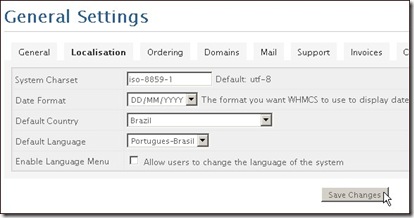 Default Language