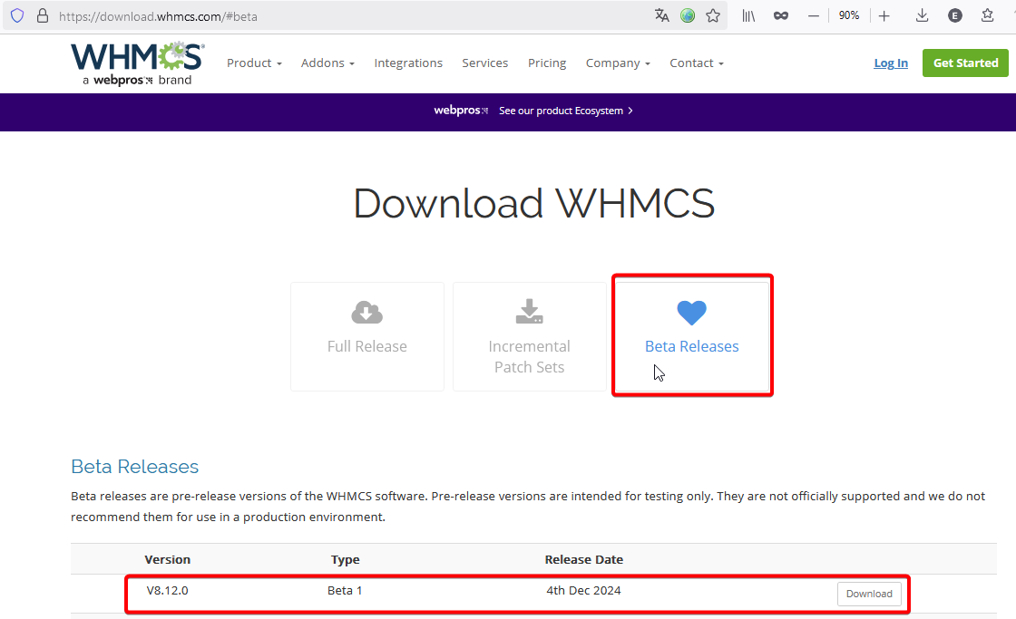 Atualização Manual no WHMCS